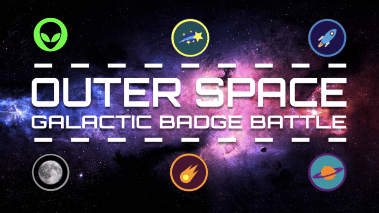 Outer Space Galactic Badge Battle Peer Review