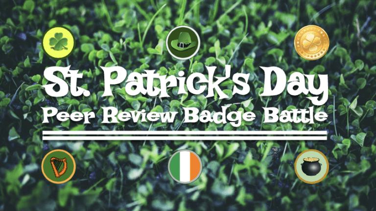 St. Patrick’s Day Badge Battle Peer Review