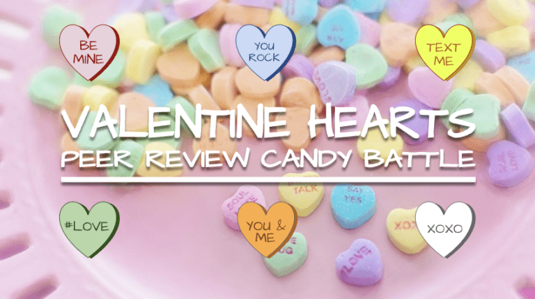 Valentine Hearts Peer Review Candy Battle