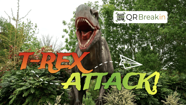 #QRBreakIN: T-Rex Attack