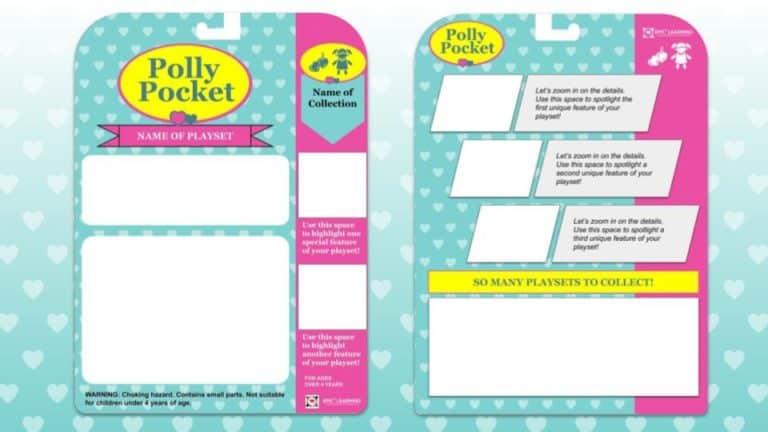 Polly Pocket Action Figure Template