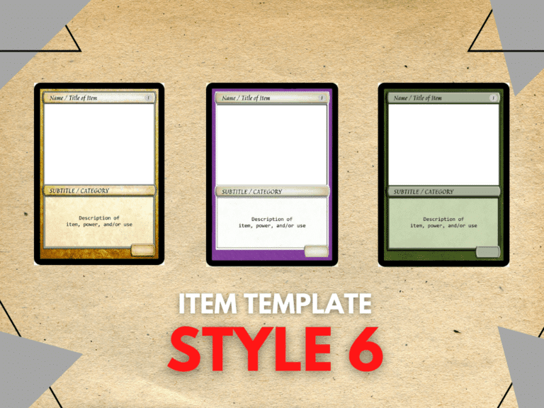 Item Template Style #6: Contemporary