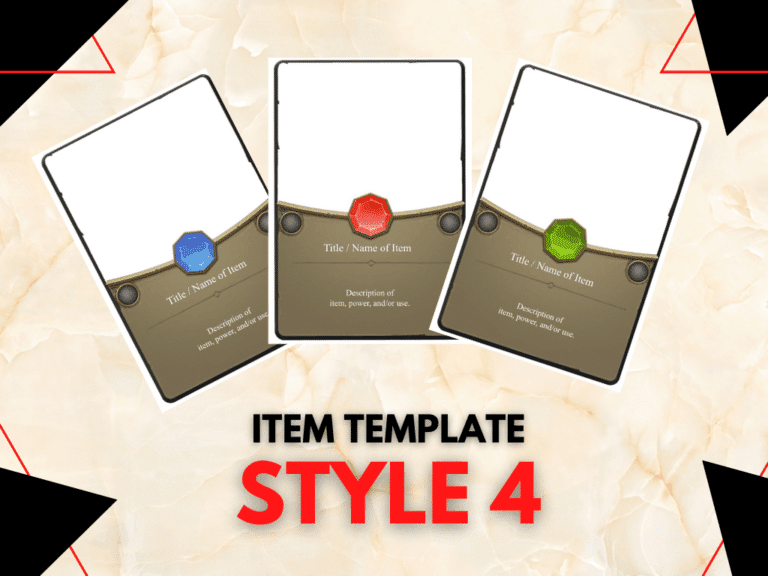 Item Template Style #4: Bejeweled