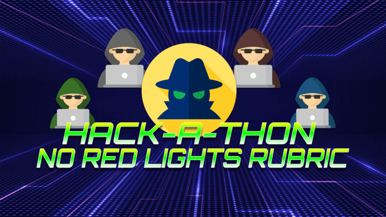 Hackathon No Red Lights Rubric