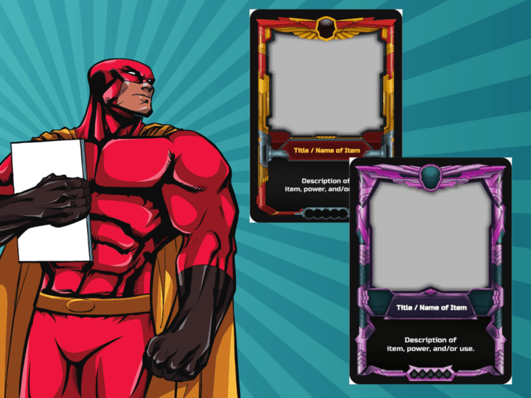 Item Template Style #14: Superheroes