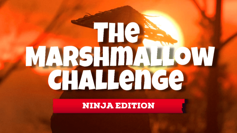 The Marshmallow Challenge: Ninja Edition