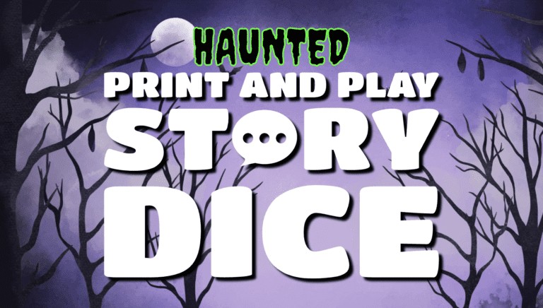 Haunted Print and Play Story Dice