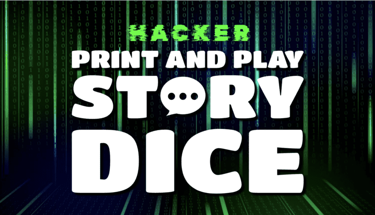 Hacker Print and Play Story Dice