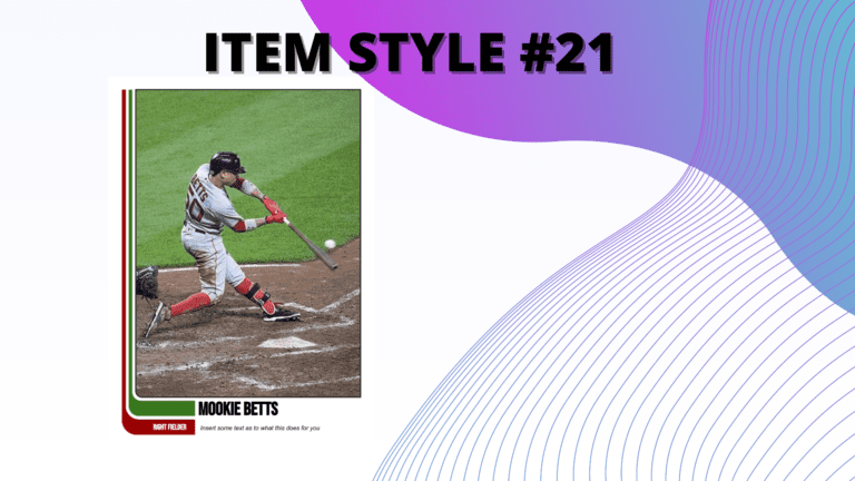 Item Template Style #21
