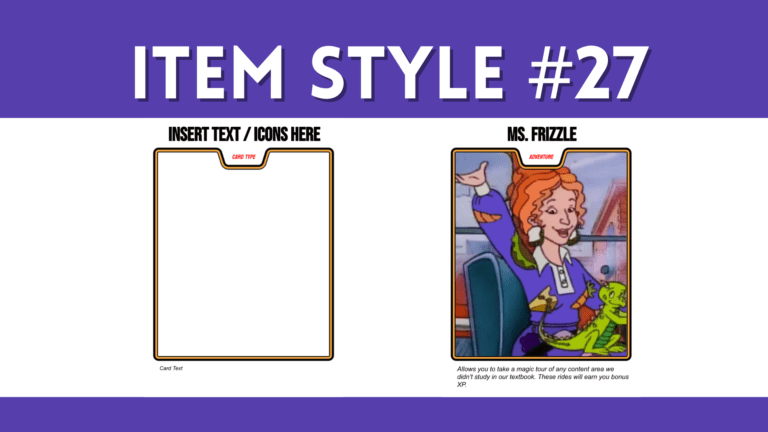 Item Template Style #27