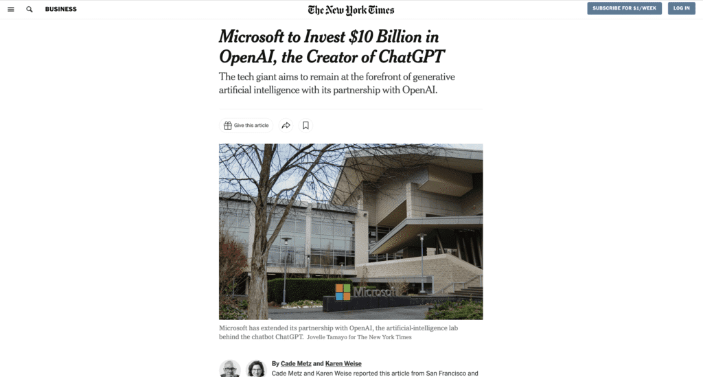 Microsoft invested billions in OpenAI, the company behind ChatGPT and  Dall-E - Vox