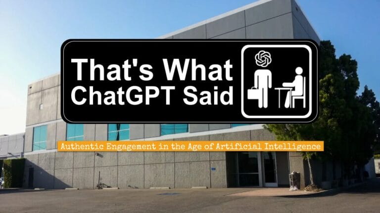 That’s What ChatGPT Said